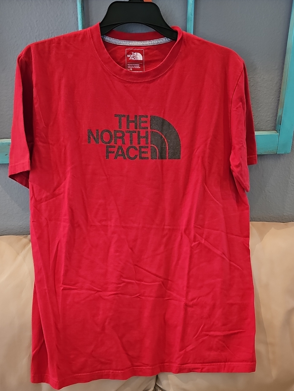 The North Face Red Short Sleeve Logo Tee